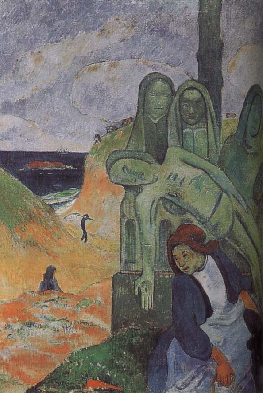 Paul Gauguin Green Christ oil painting image